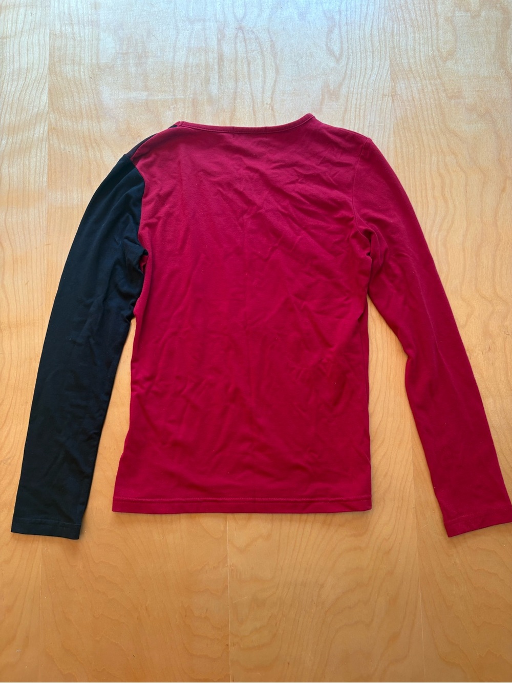 Miss Sixty Red & Black Colorblock Graphic Long-Sleeve Tee - Picture 2 of 3